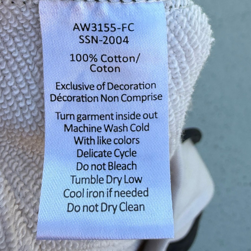 ATM Anthony Thomas Melillo Jogger Sweatpants Cream/Black Size Medium - Picture 8 of 11